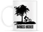 printfashion cycling legend - Bögre - Fehér (1665507)