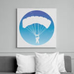 printfashion Ejtőernyős - Vászonkép - Fehér (11911910)