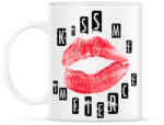 printfashion kiss me - Bögre - Fehér (2187387)