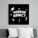 printfashion Horror addict - Vászonkép - Fekete (7853551)