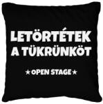 printfashion LETÖRTÉTEK A TÜKRÜNKÖT 3 - Párnahuzat, Díszpárnahuzat - Fekete (10836321)