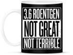 printfashion 3.6 röntgen sugárzás - Bögre - Fekete (1548816)