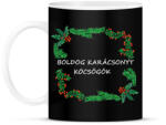 printfashion boldog karácsonyt köcsögök - Bögre - Fekete (15107088)
