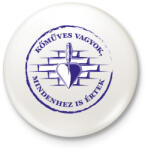 printfashion Kőműves vagyok, mindenhez IS értek - Kitűző, hűtőmágnes - Fehér (6556268)