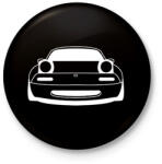 printfashion Mazda mx5 Fehér - Kitűző, hűtőmágnes - Fekete (15776936)