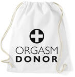 printfashion orgasm-donor-black - Sportzsák, Tornazsák - Fehér (879601)