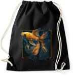 printfashion Aranyhal - Sportzsák, Tornazsák - Fekete (12760501)