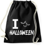printfashion I love Halloween - Sportzsák, Tornazsák - Fekete (9530397)