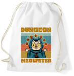 printfashion Dungeon meowster - Sportzsák, Tornazsák - Fehér (14831876)