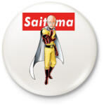 printfashion Saitama - Kitűző, hűtőmágnes - Fehér (5417444)