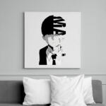 printfashion MASHLE - Vászonkép - Fehér (16585266)