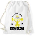 printfashion El kell mennem kondizni - Sportzsák, Tornazsák - Fehér (8952054)
