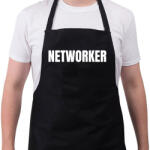 printfashion NETWORKER - Kötény - Fekete (11419009)