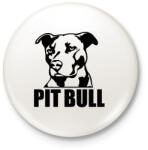 printfashion pitbull-png-273352 - Kitűző, hűtőmágnes - Fehér (4266362)