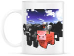 printfashion minecraft farm állatok (képregény stílus) - Bögre - Fehér (14646202)