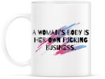 printfashion A woman's body - Bögre - Fehér (8536638)