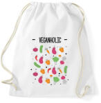 printfashion Veganholic - Sportzsák, Tornazsák - Fehér (8151079)