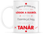 printfashion Gyakran gondolok arra, hogy lógok - Bögre - Fehér (6506701)