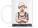 printfashion Zárcsökkentés - vicces mém karikatúra - Bögre - Fehér (15701462)
