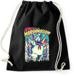 printfashion Mályvacukros támadás - Sportzsák, Tornazsák - Fekete (107649)