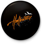 printfashion Boldog Halloweent 3 - Kitűző, hűtőmágnes - Fekete (5553166)
