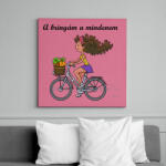 printfashion A bringám - Vászonkép - Rózsaszín (13893172)
