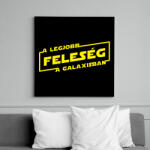 printfashion A legjobb feleség a galaxisban - Vászonkép - Fekete (6645848)