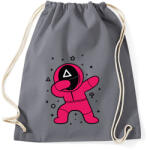 printfashion Squid Game Dab háromszög - Sportzsák, Tornazsák - Grafitszürke (5725552)