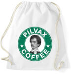 printfashion Pilvax Coffee - parody - Sportzsák, Tornazsák - Fehér (7328465)