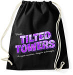 printfashion Tilted town - Sportzsák, Tornazsák - Fekete (2006178)