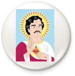 printfashion escobar - Kitűző, hűtőmágnes - Fehér (3081150)