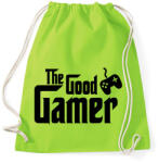 printfashion The Good Gamer - Sportzsák, Tornazsák - Limezöld (1220905)