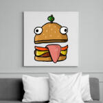 printfashion Durr burger - Fortnite - Vászonkép - Fehér (6634024)