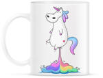 printfashion Unicornis fart RAINBOW - Bögre - Fehér (2442927)