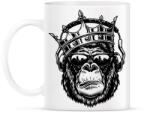 printfashion Gorilla king - Bögre - Fehér (5075806)