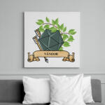 printfashion A vándor - Vászonkép - Fehér (6632230)