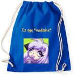 printfashion Fura ez a macska - Sportzsák, Tornazsák - Bright royal (13553294)
