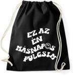 printfashion Ez az én másnapos pulcsim - Sportzsák, Tornazsák - Fekete (16721355)