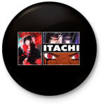printfashion Itachi Uchiha montage - Kitűző, hűtőmágnes - Fekete (5368066)