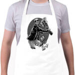 printfashion Jason gitárral - Kötény - Fehér (4900157)
