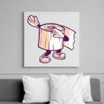 printfashion Wc papír dab - Vászonkép - Fehér (6637552)