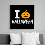 printfashion I love Halloween - Vászonkép - Fekete (9532948)