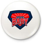 printfashion SUPERBABY1 - Kitűző, hűtőmágnes - Fehér (11472346)