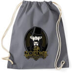 printfashion Én vagyok az ász - Sportzsák, Tornazsák - Grafitszürke (116601)