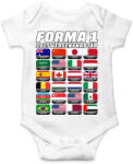 printfashion Forma 1 2025 versenyek - Baba Body - Fehér (16851123)