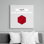 printfashion Legjobb Kalandmester - Vászonkép - Fehér (6632165)