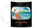 printfashion Let's go fishing - Bögre - Fekete (10838671)