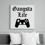 printfashion Gangsta Life - Vászonkép - Fehér (6622238)