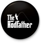 printfashion The Rodfather Fehér - Kitűző, hűtőmágnes - Fekete (3094905)