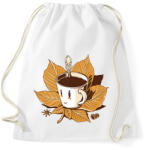 printfashion Őszi kávé - Sportzsák, Tornazsák - Fehér (16620216)